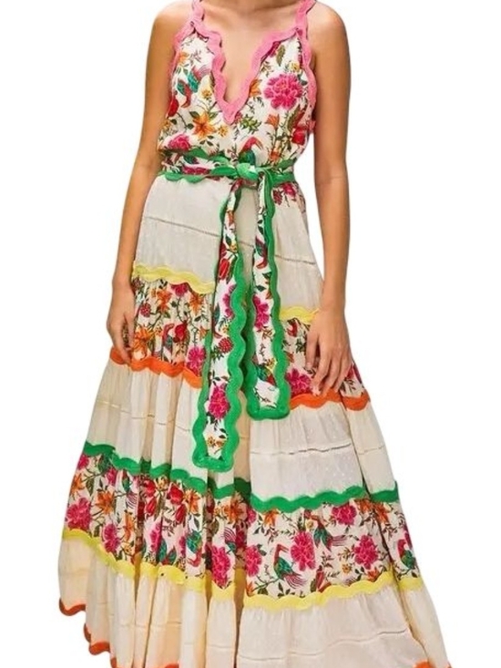 FARM Rio Dresses & Skirts - Farm Rio Toucans Garden Belted Maxi Dress.